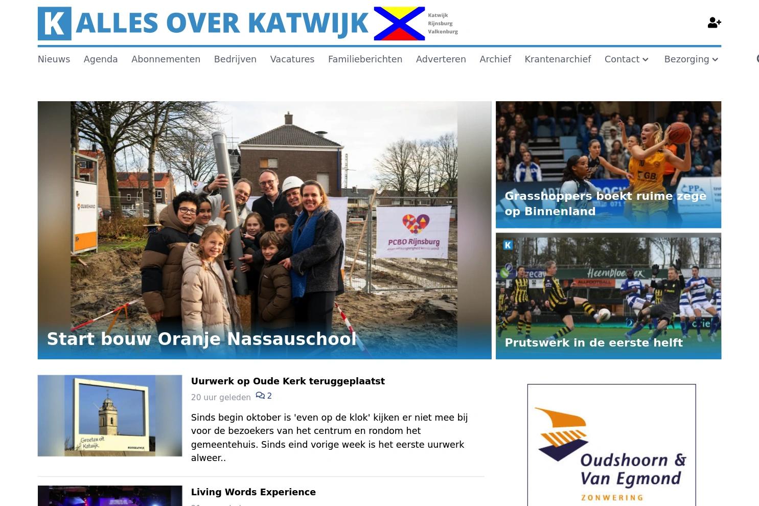 Alles over Katwijk website screenshot