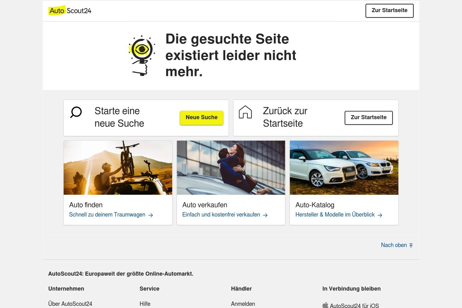 AutoScout24 website screenshot
