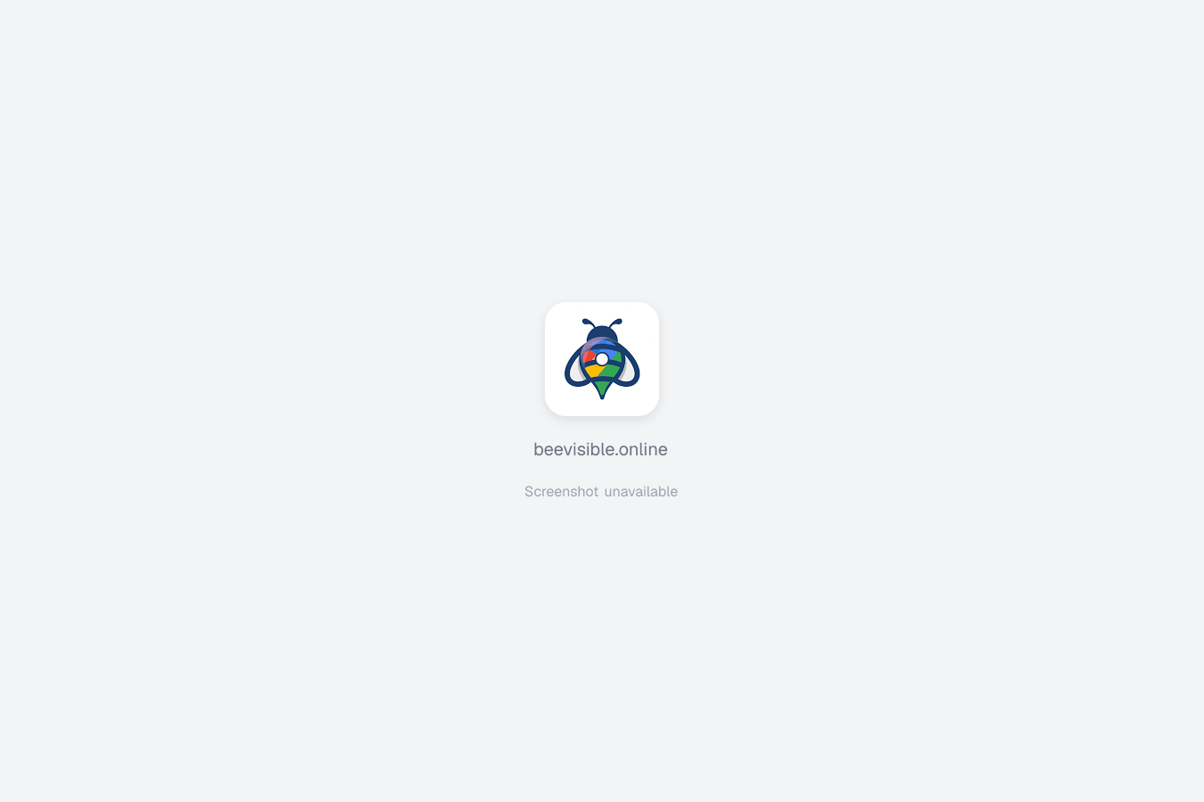 Bee Visible website screenshot