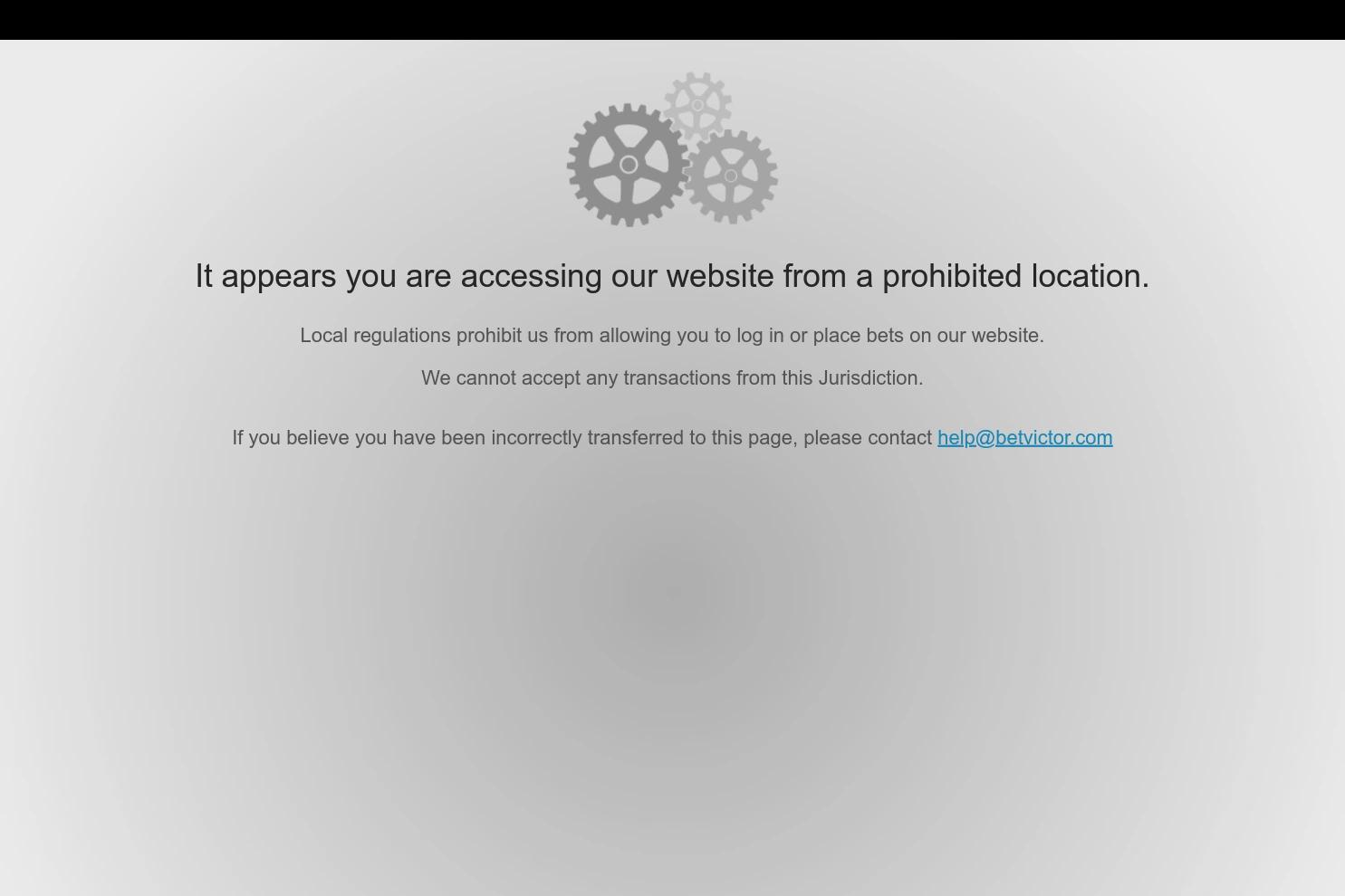 BetVictor website screenshot