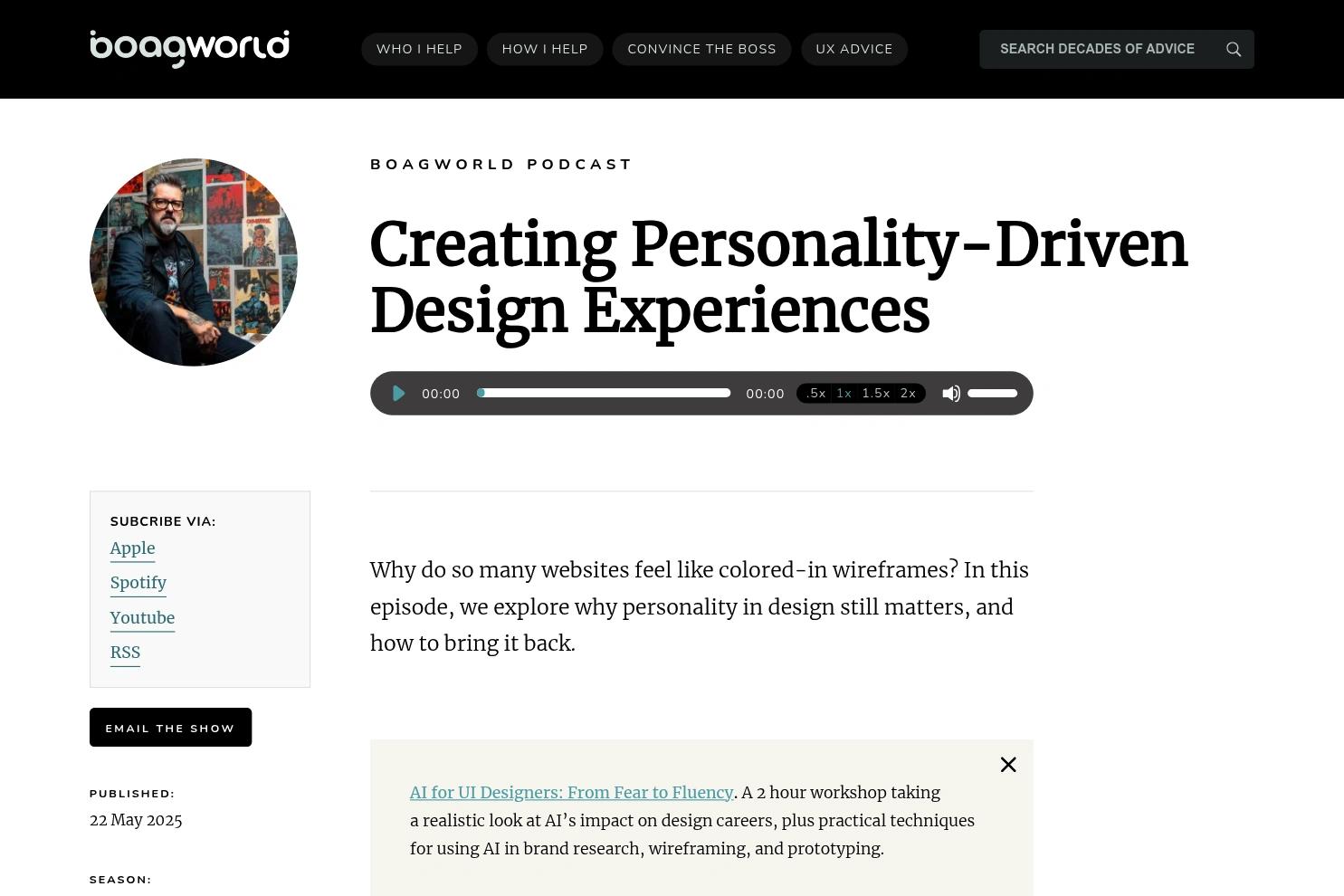Boagworld website screenshot