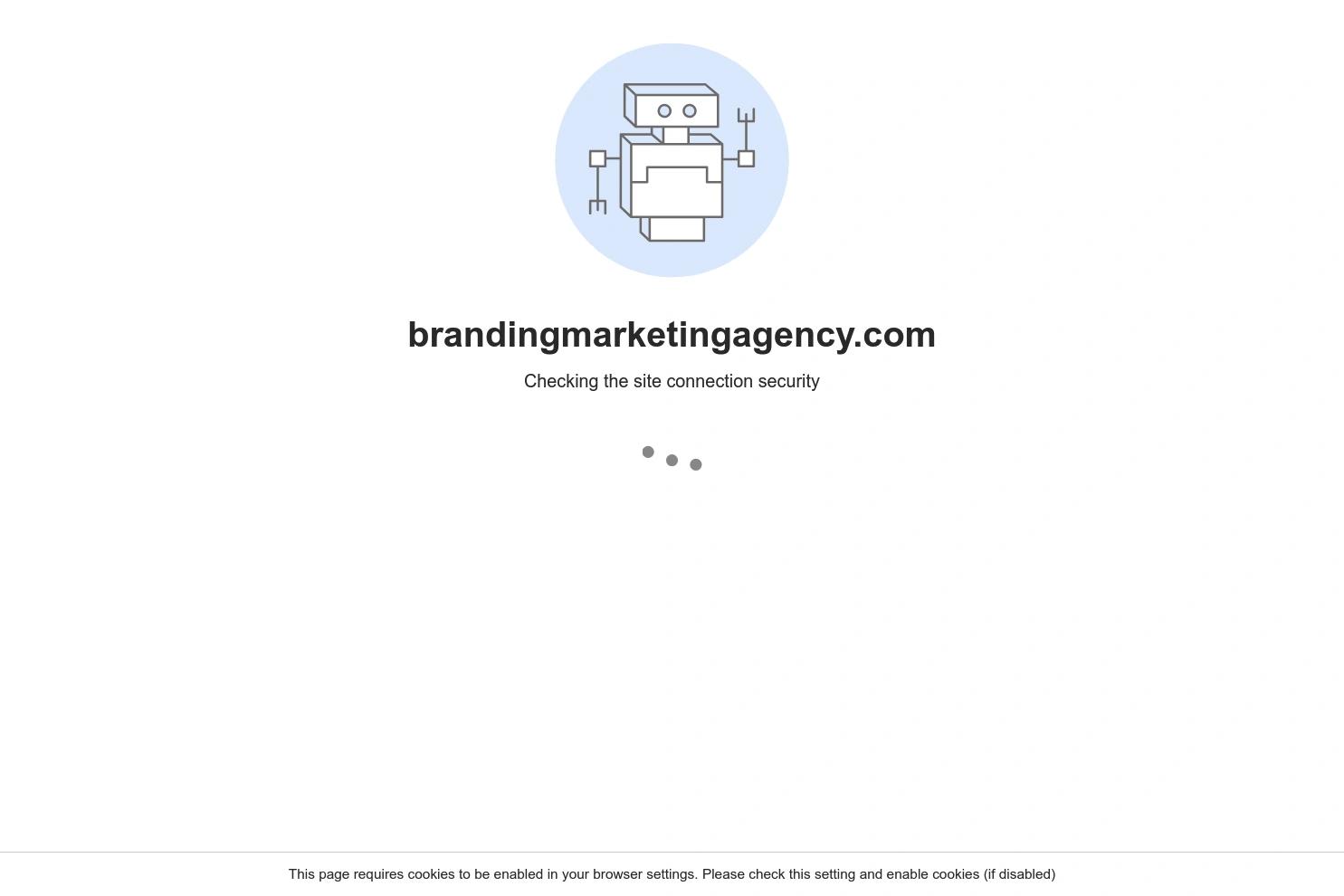 Branding Marketing Agency website screenshot