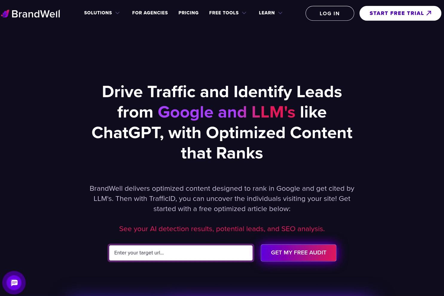 BrandWell website screenshot