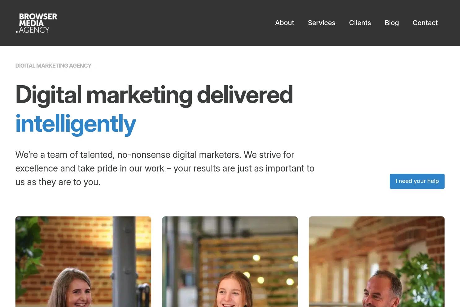 Browser Media website screenshot