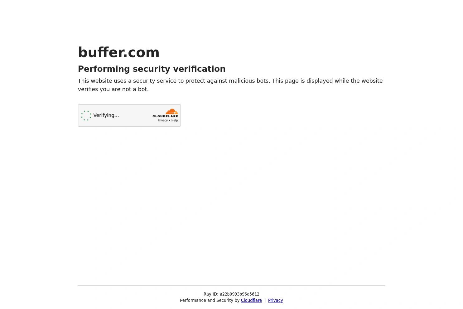 Buffer website screenshot