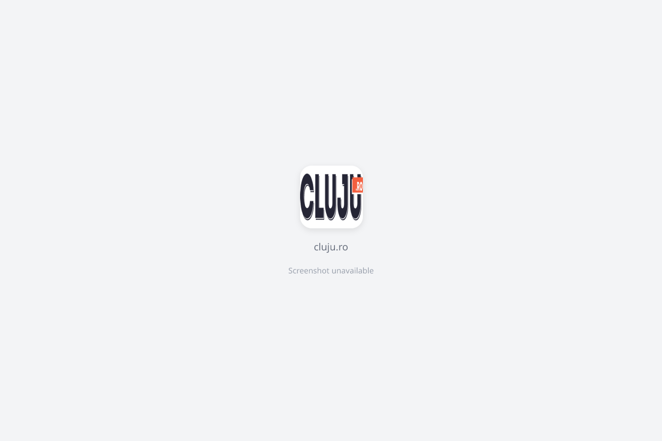 Cluju.ro website screenshot