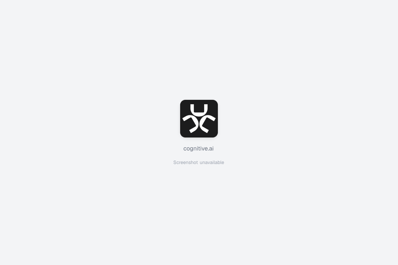 Cognitive.ai website screenshot