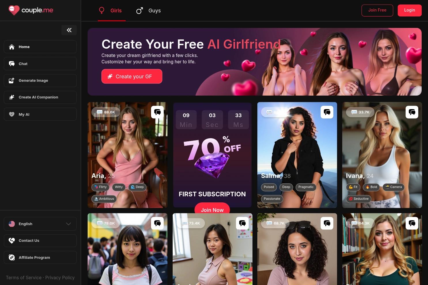 Couple.me website screenshot