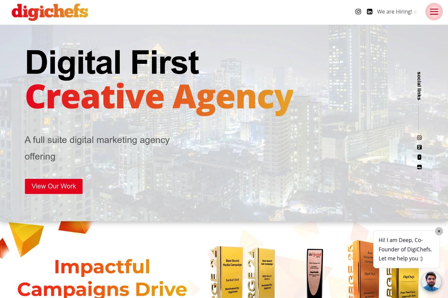 DigiChefs website screenshot