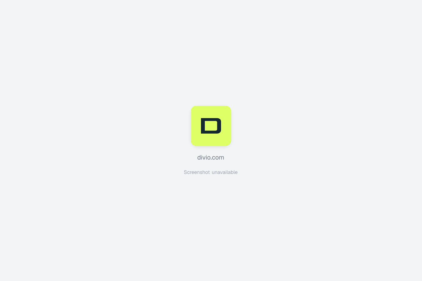 divio.com website screenshot