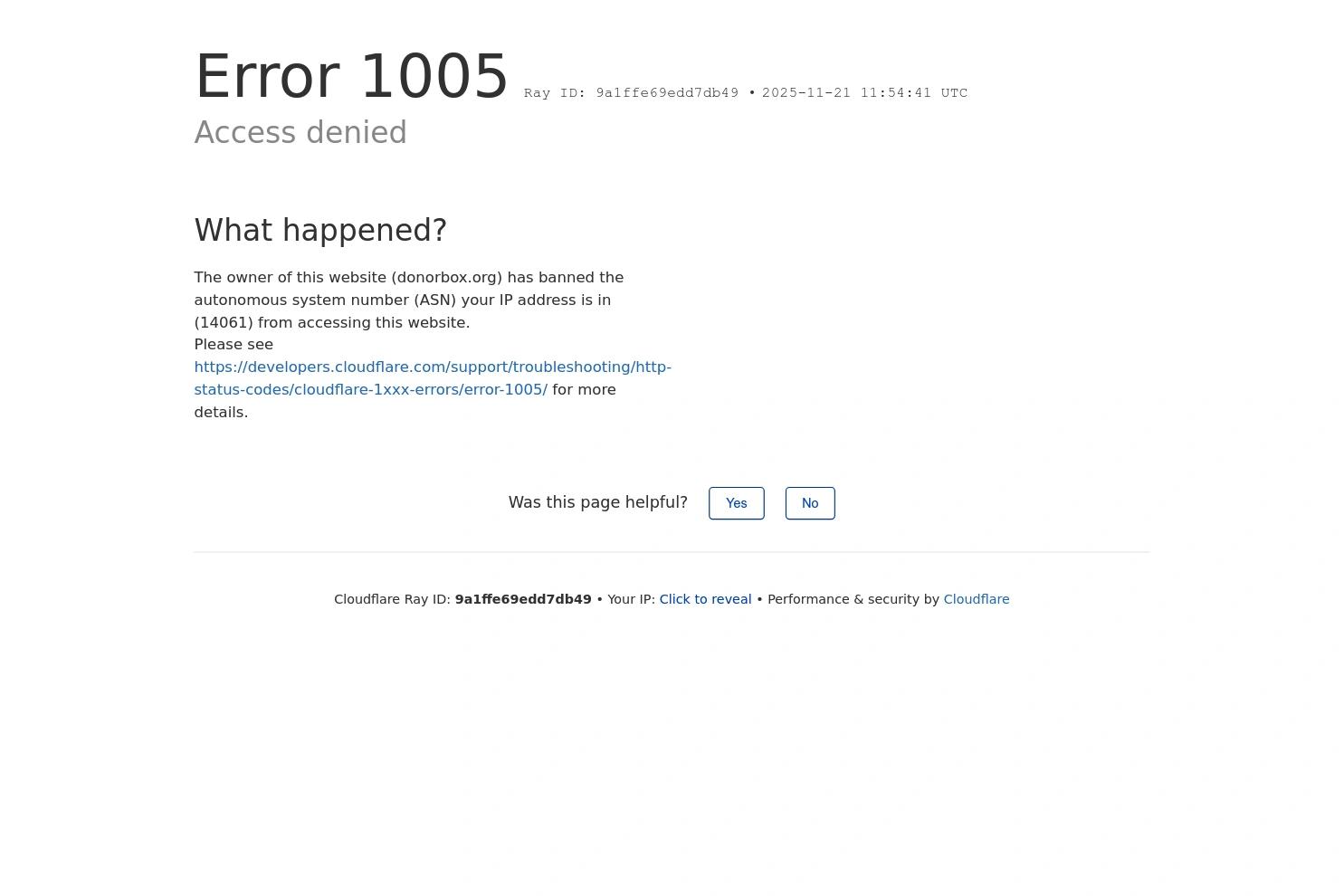 Donorbox website screenshot