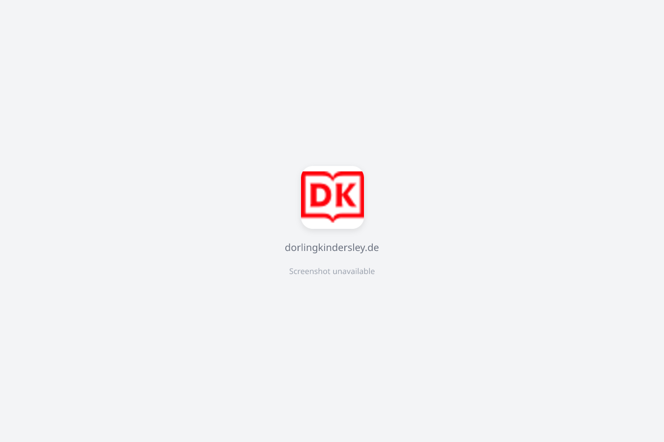 DK Verlag Dorling Kindersley website screenshot