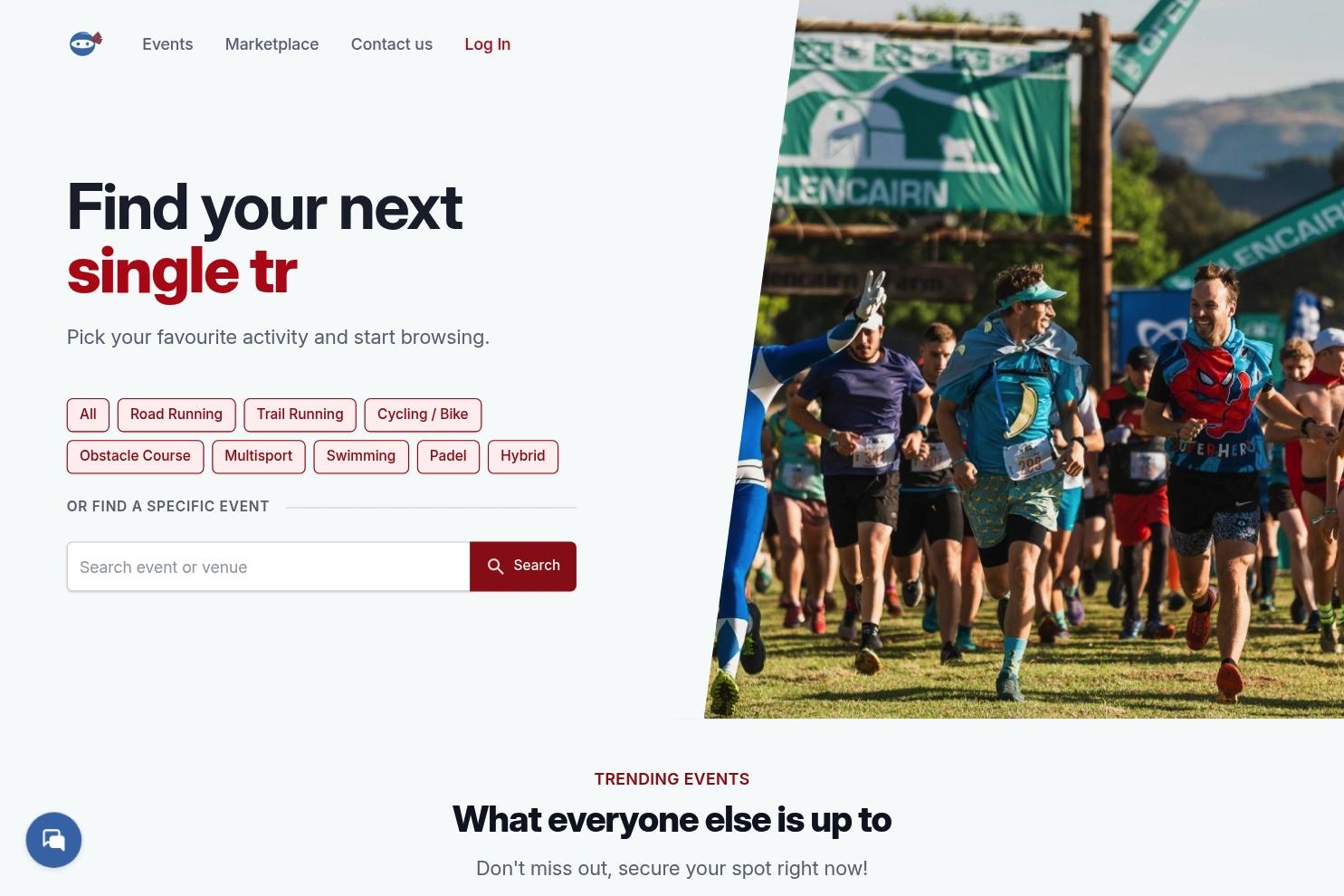 Entry Ninja website screenshot