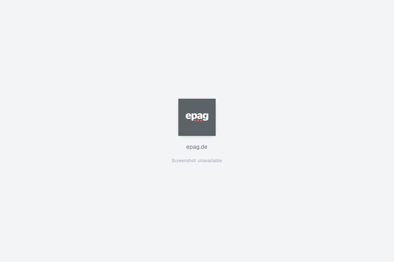 EPAG website screenshot