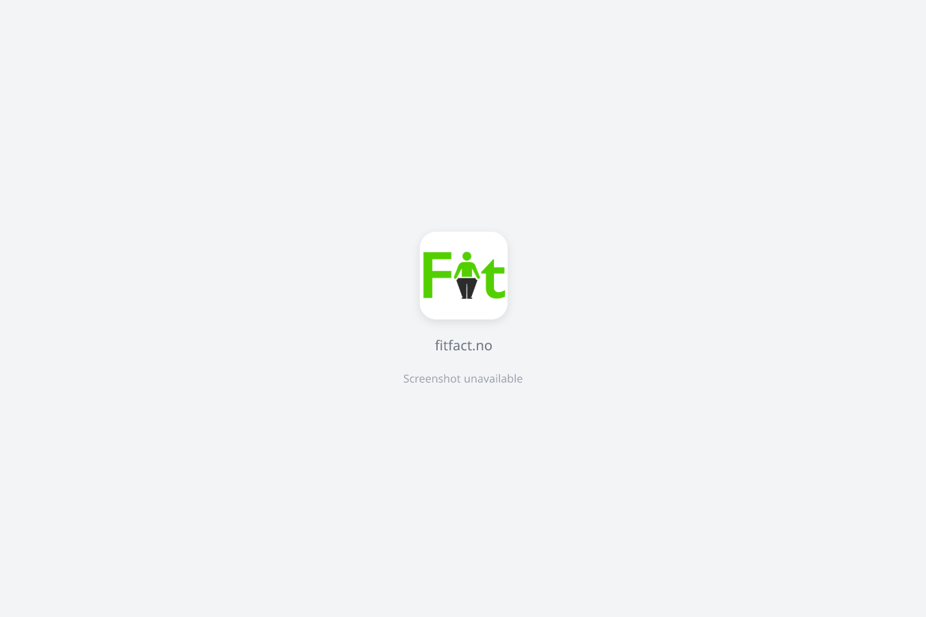 Fitfact website screenshot