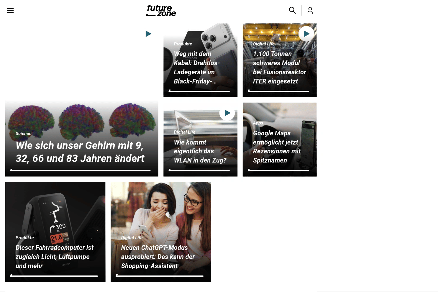 futurezone.at website screenshot