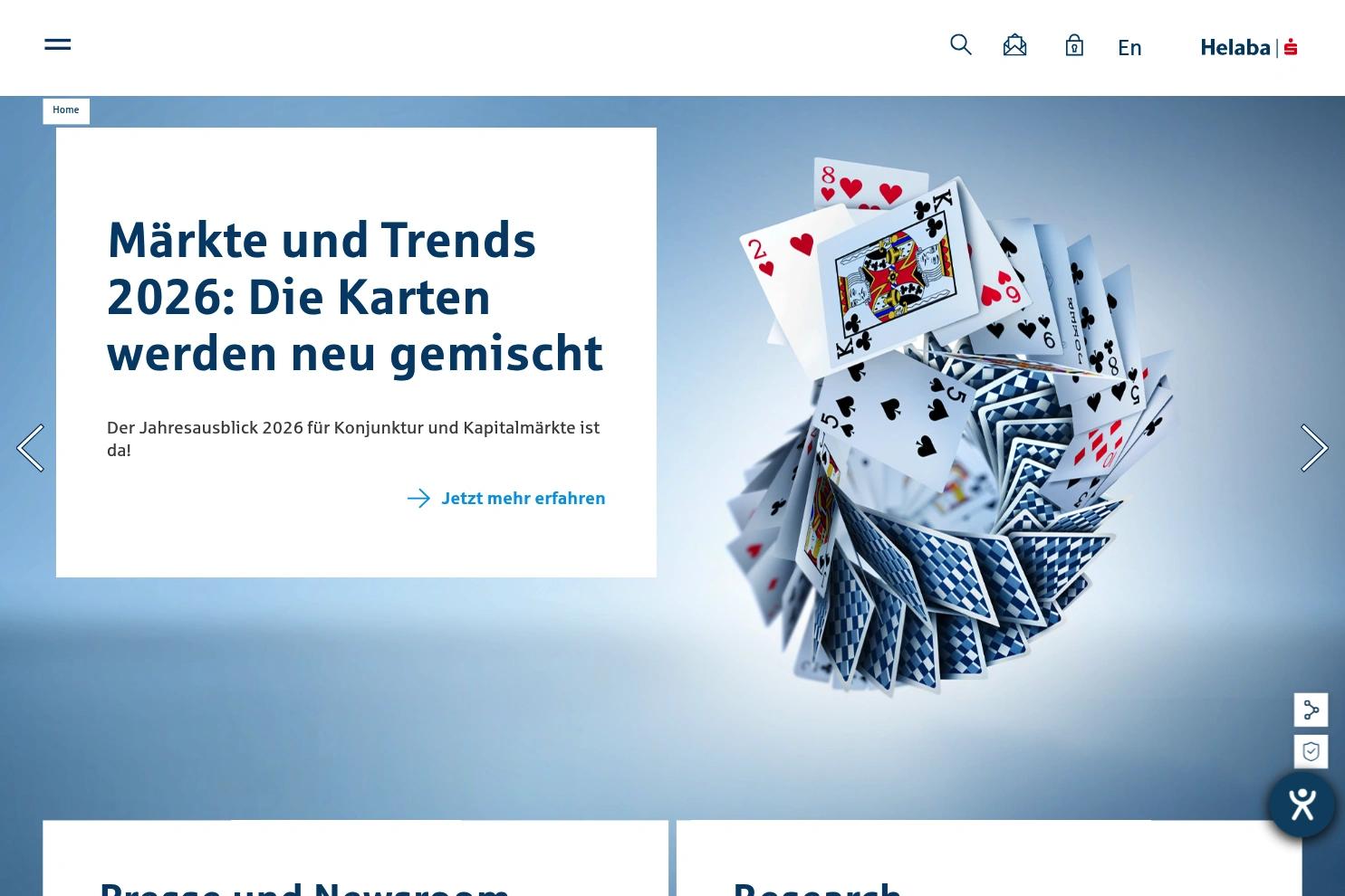 Helaba website screenshot