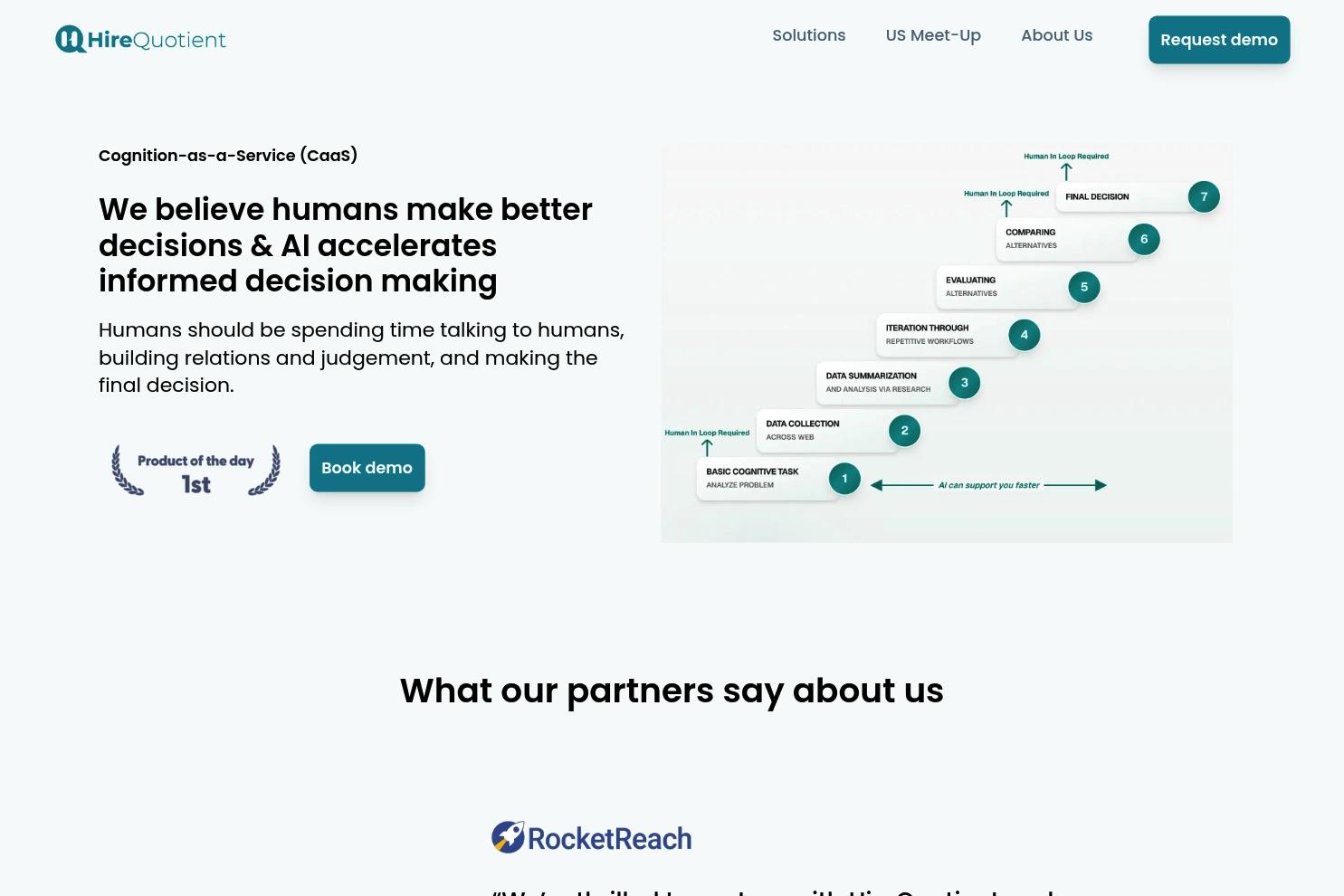 HireQuotient website screenshot