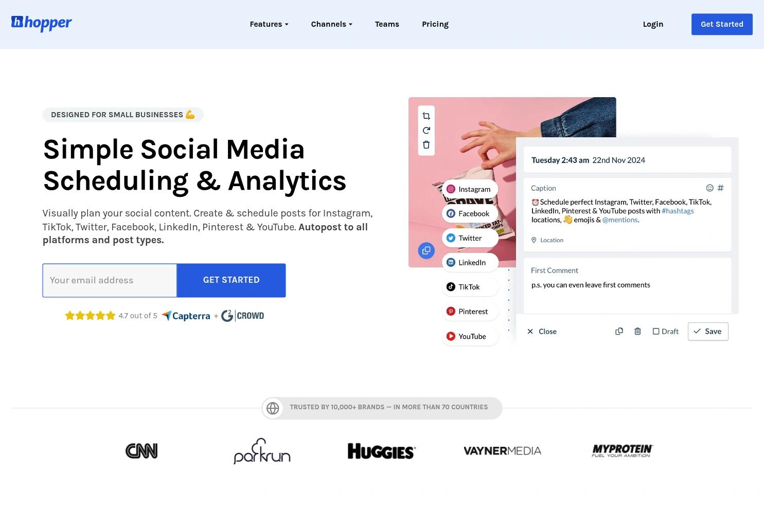 Hopper HQ website screenshot