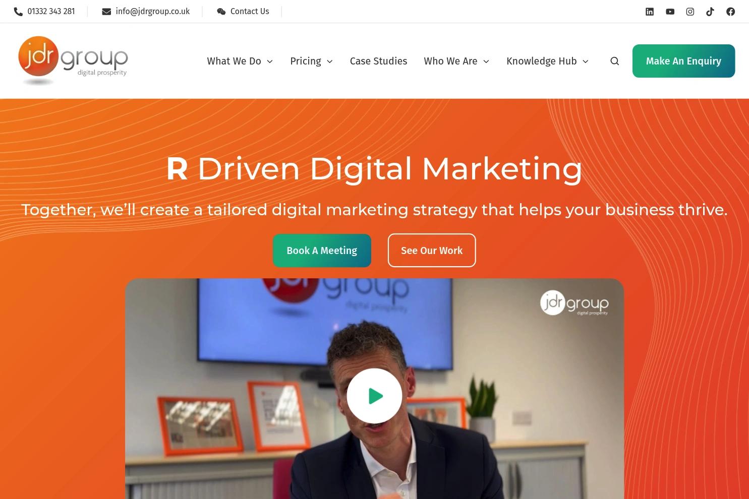 JDR Group website screenshot