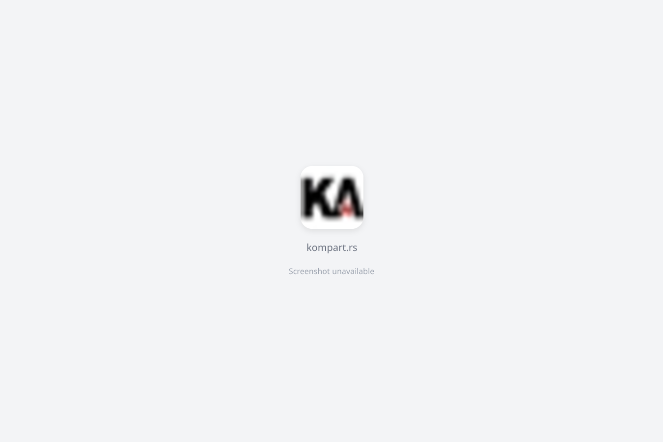 KompArt Web Dizajn website screenshot