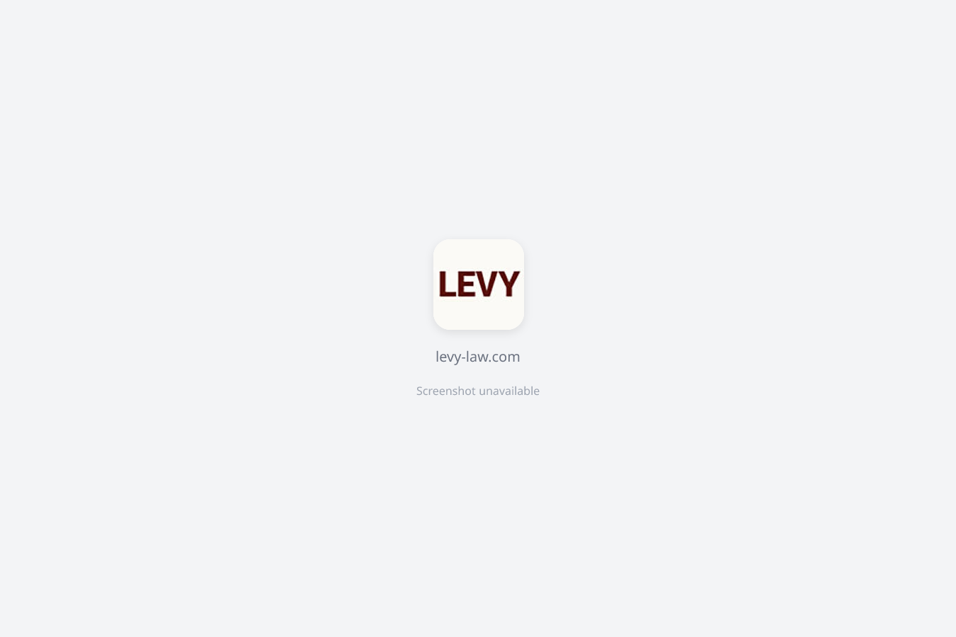 Levy | von Beck | Comstock website screenshot