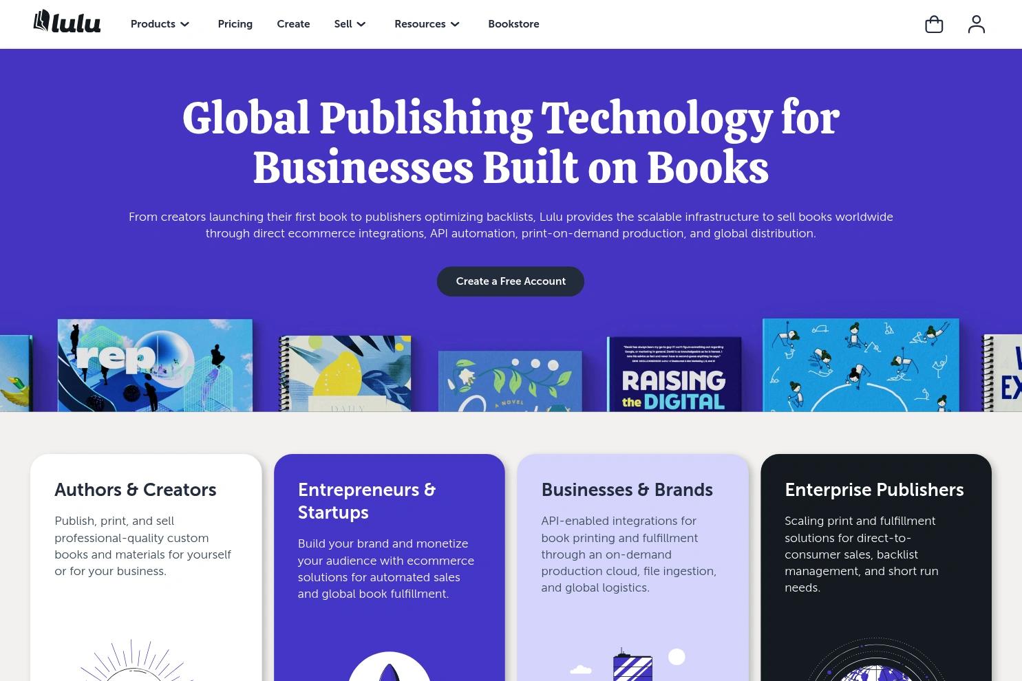 Lulu website screenshot