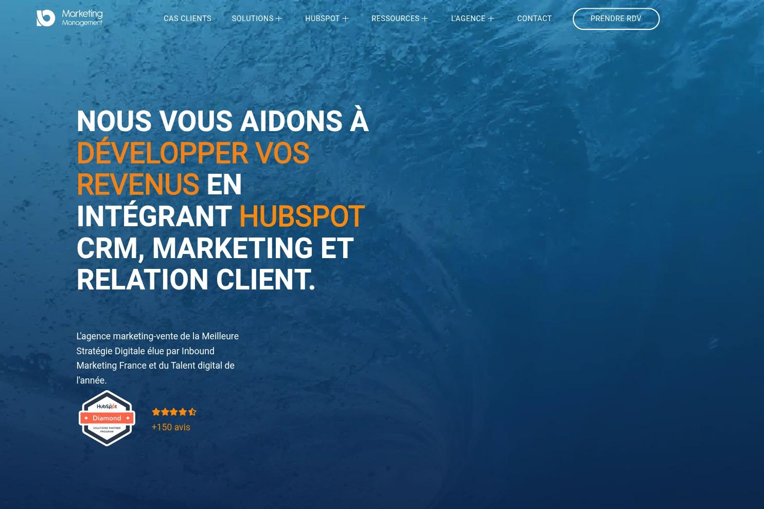 Marketing Management IO website screenshot