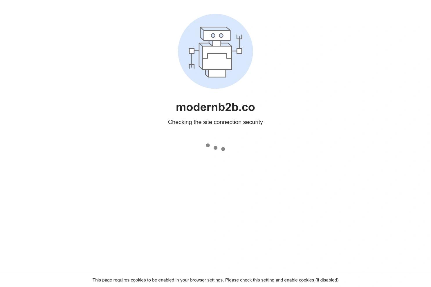 Modern B2B website screenshot