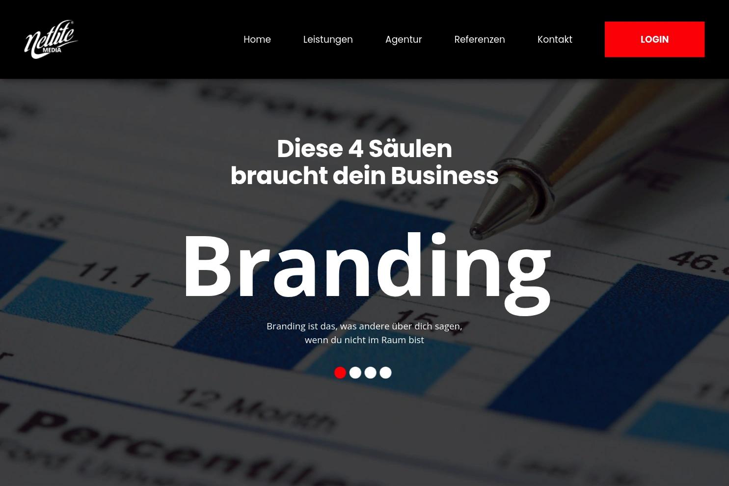 NETLITE Media website screenshot