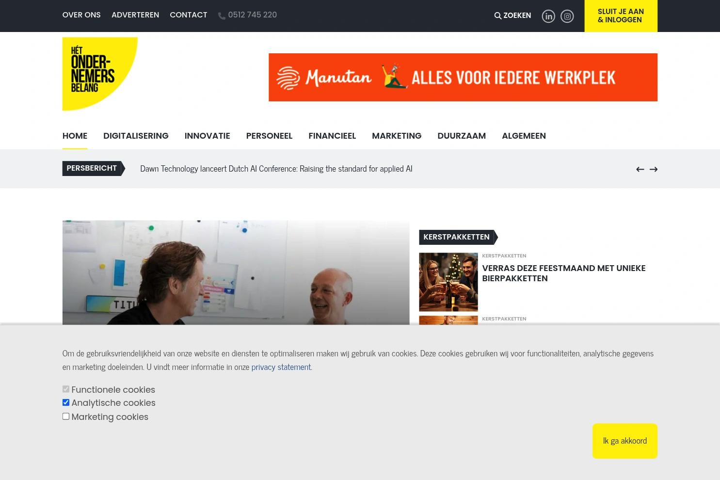 Het Ondernemersbelang website screenshot