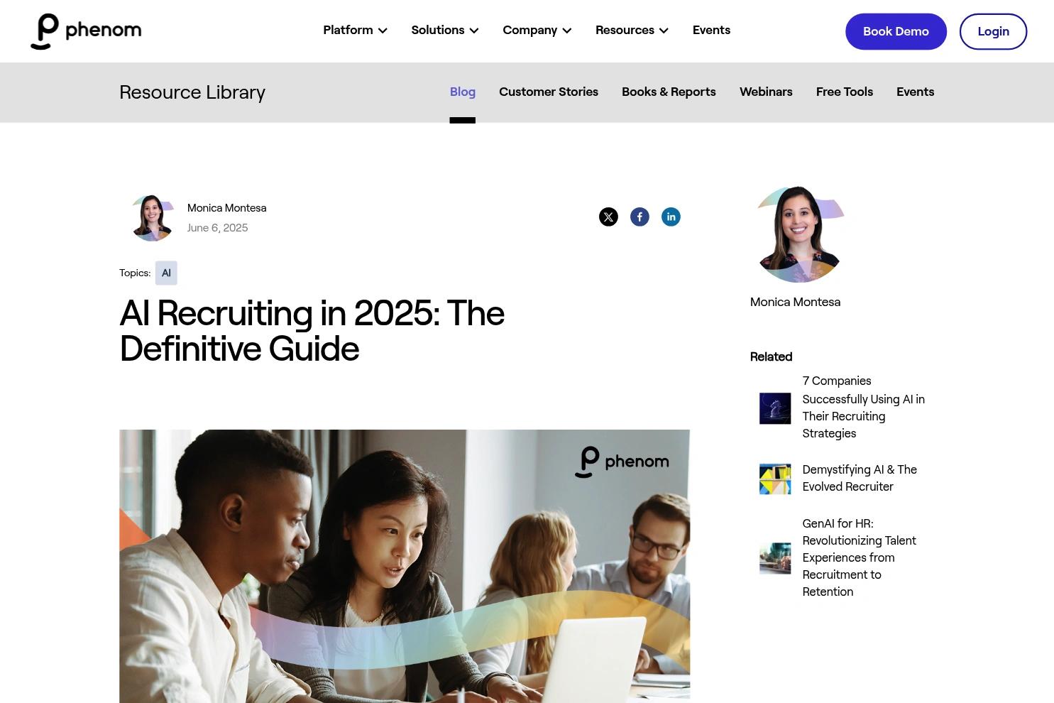 Phenom website screenshot