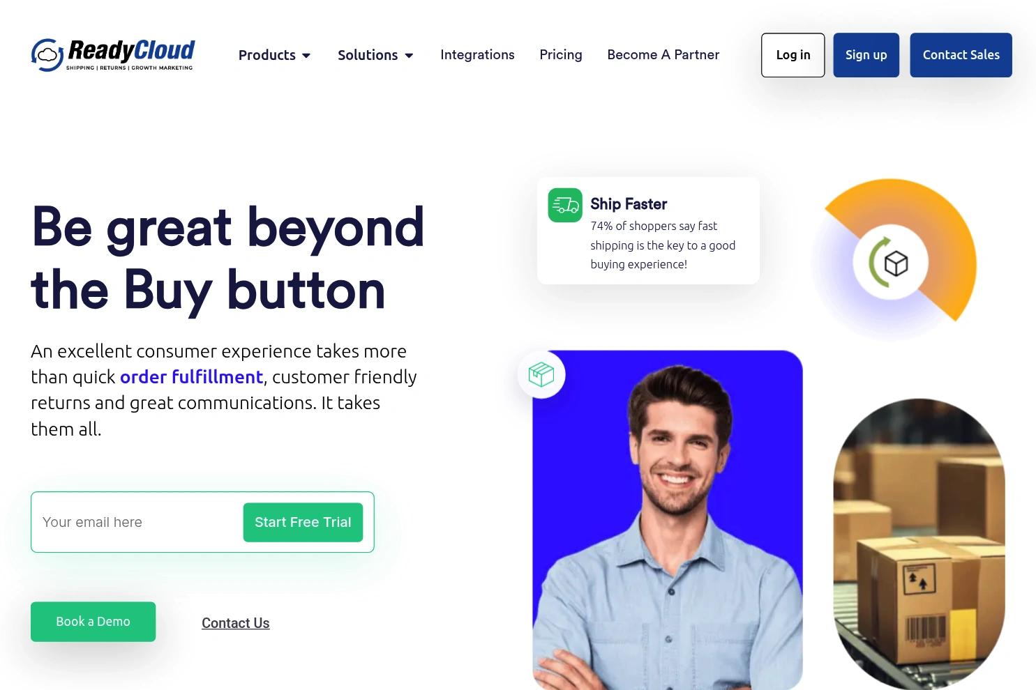 ReadyCloud website screenshot