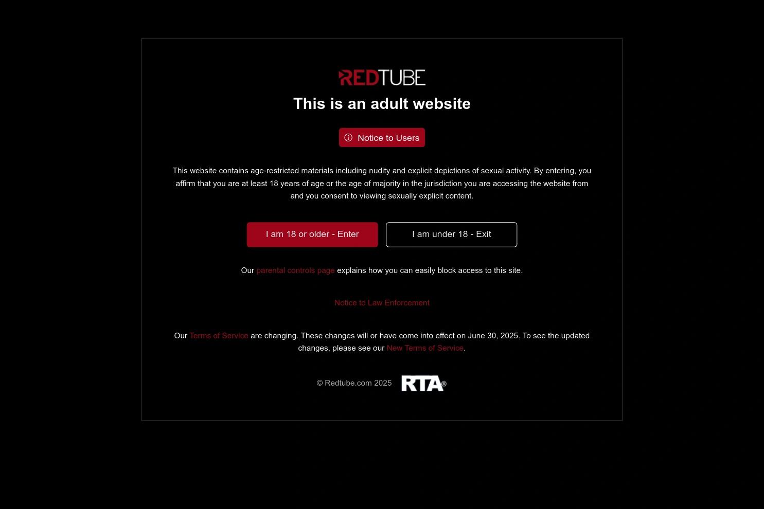 RedTube website screenshot