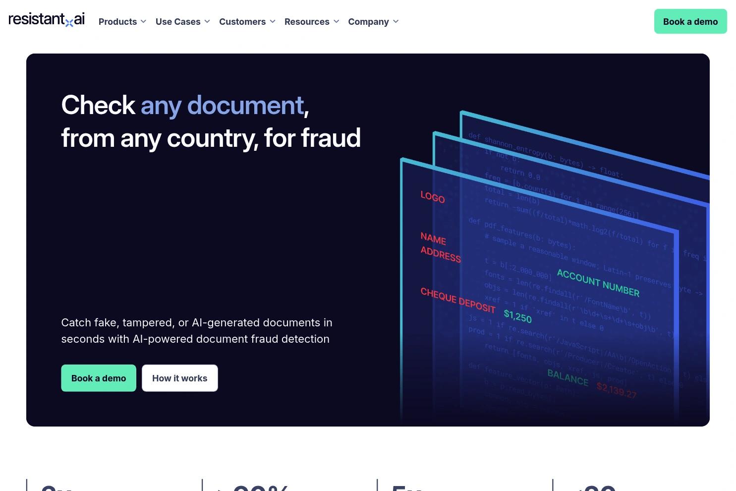 Resistant AI website screenshot