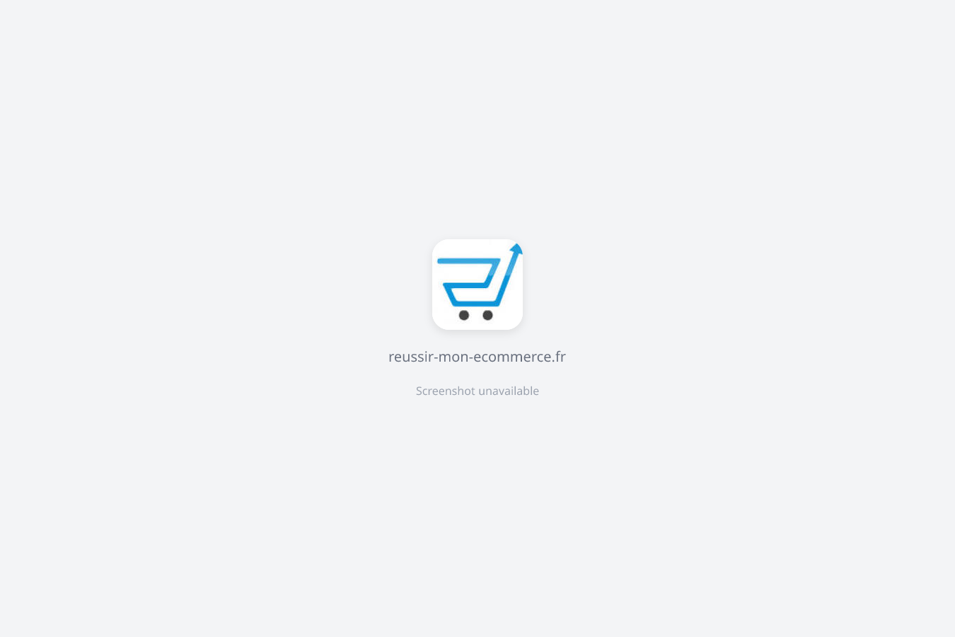 Reussir Mon Ecommerce website screenshot