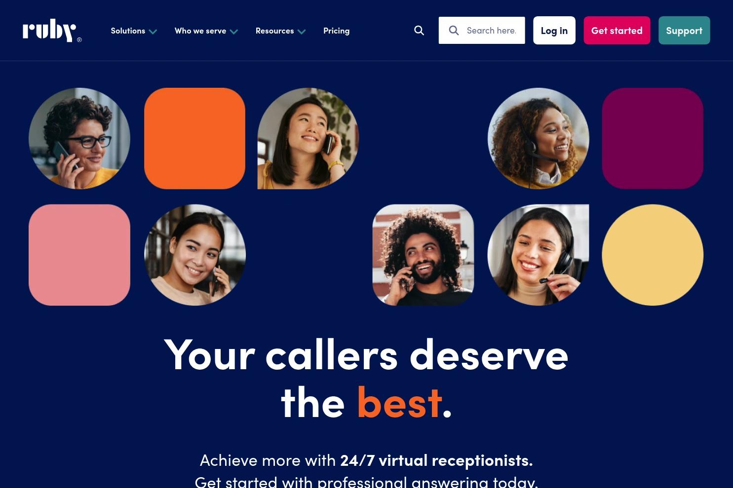 Ruby website screenshot
