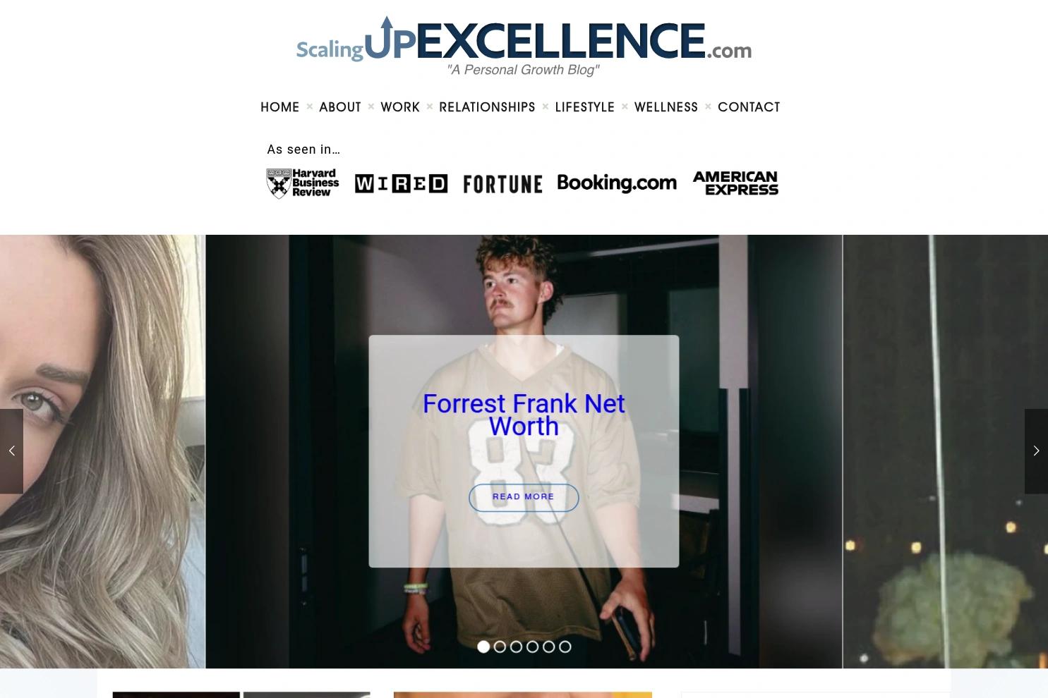 Scaling Up Excellence website screenshot