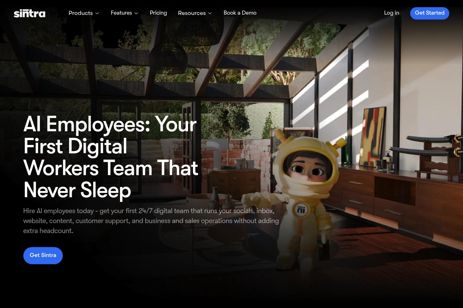 Sintra website screenshot