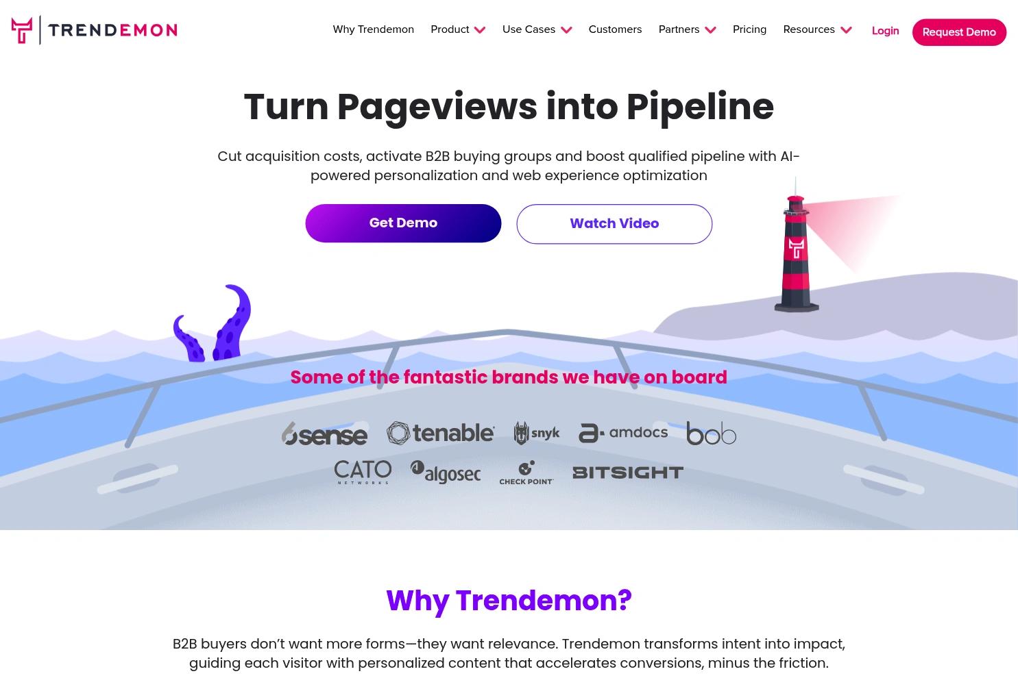 Trendemon website screenshot