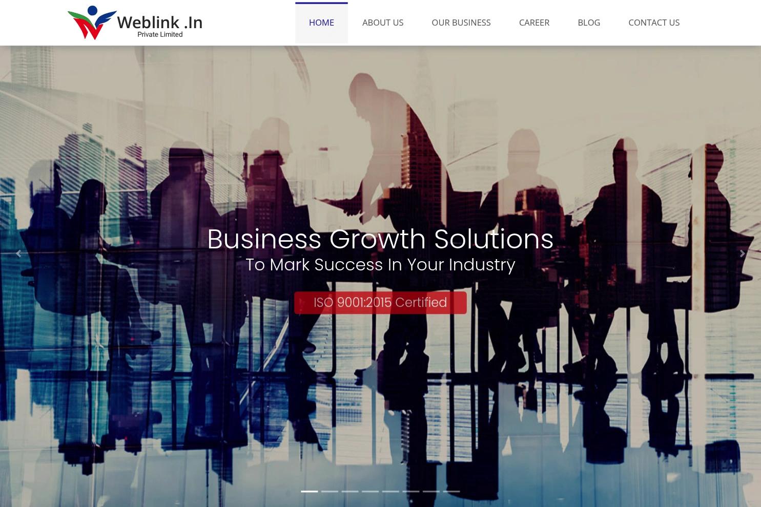 Weblink.In website screenshot