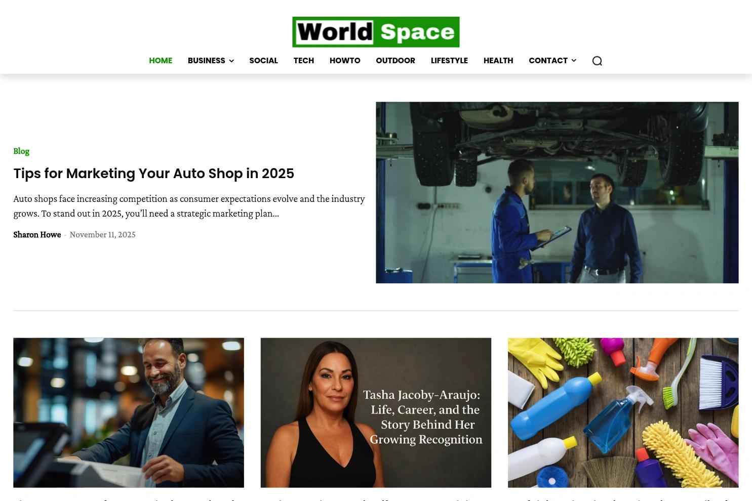 WonderWorld Space website screenshot