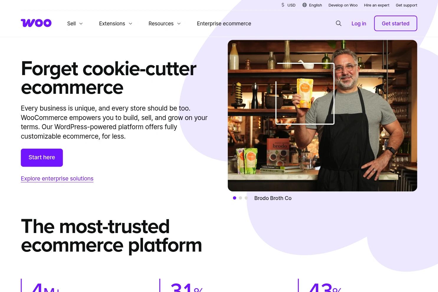 WooCommerce website screenshot