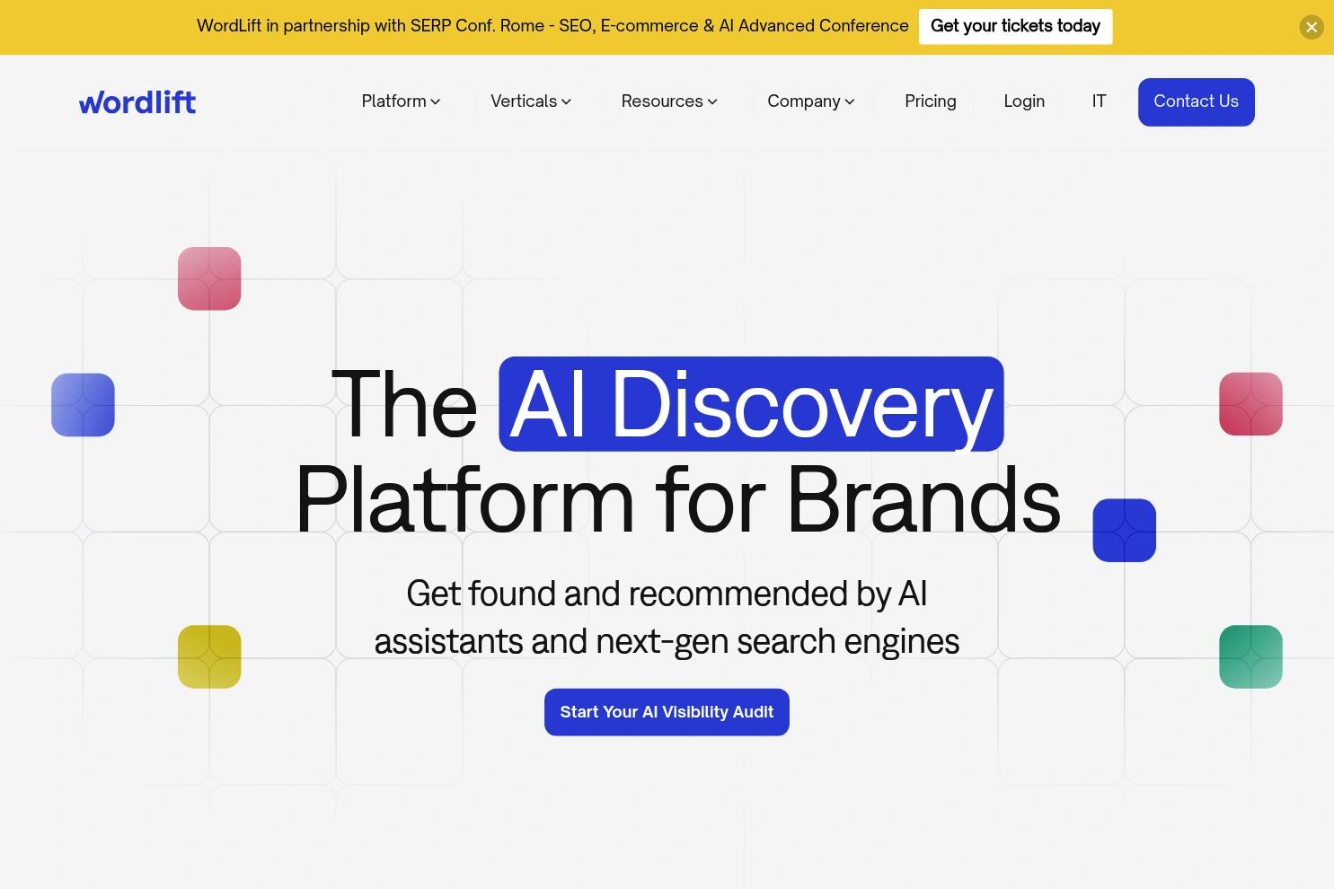 WordLift website screenshot