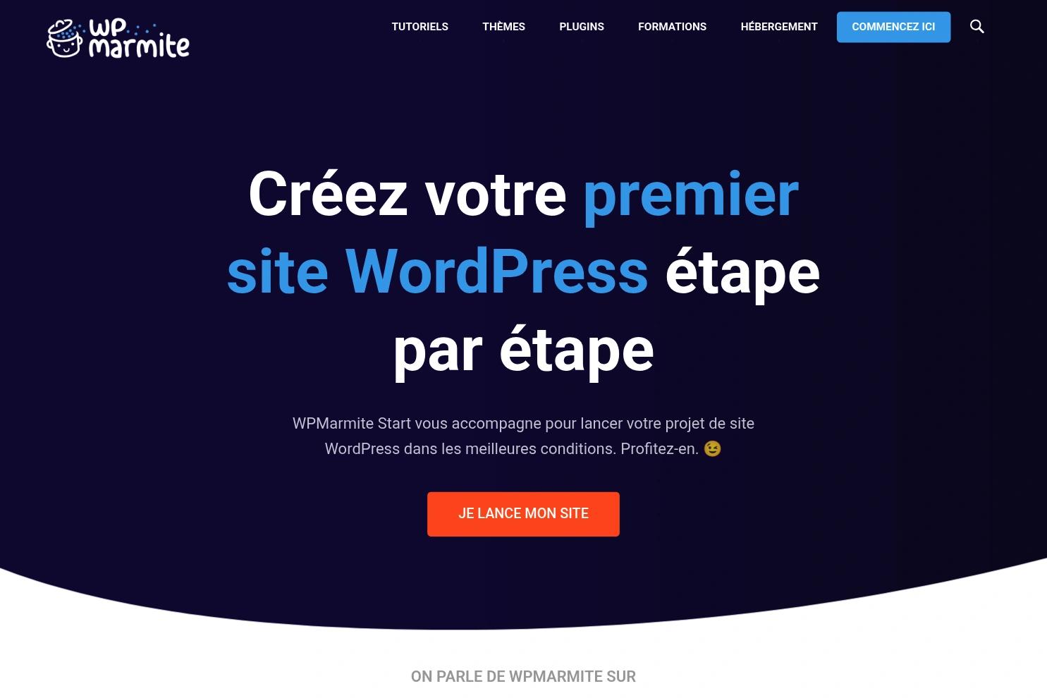 WPMarmite website screenshot