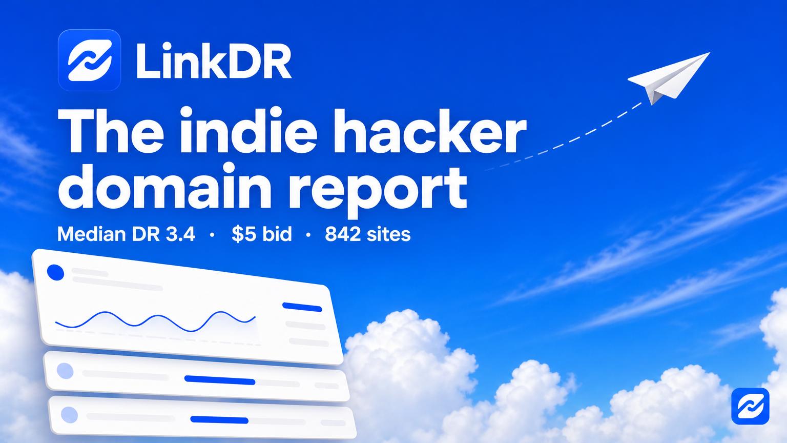 LinkDR indie hacker domain report