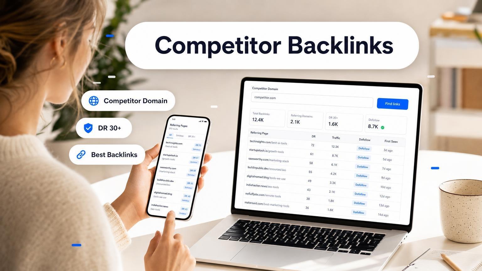 Competitor Backlinks tool