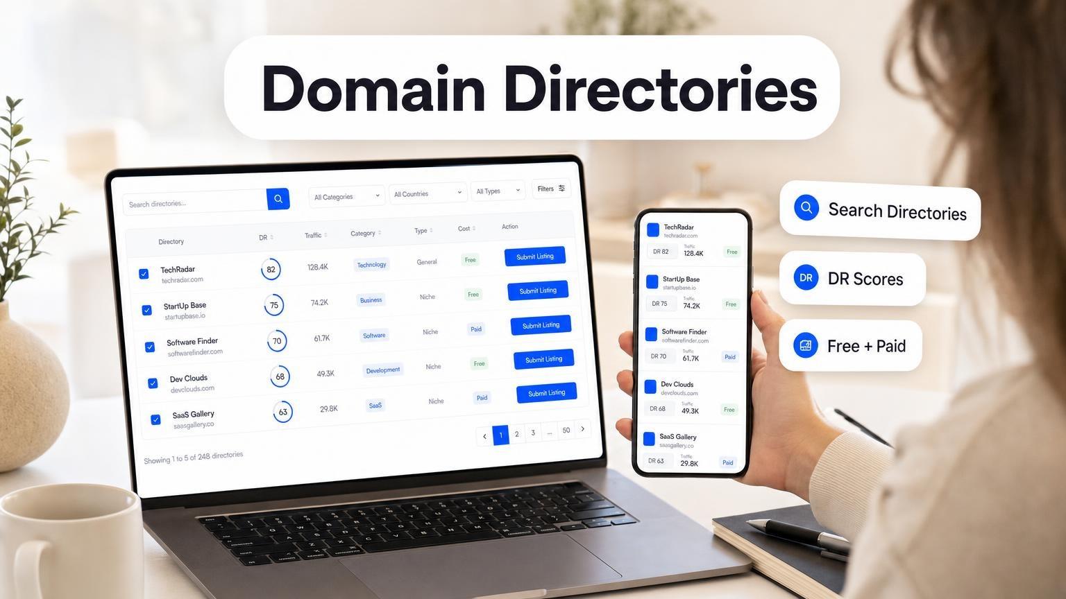 Domain Directories tool