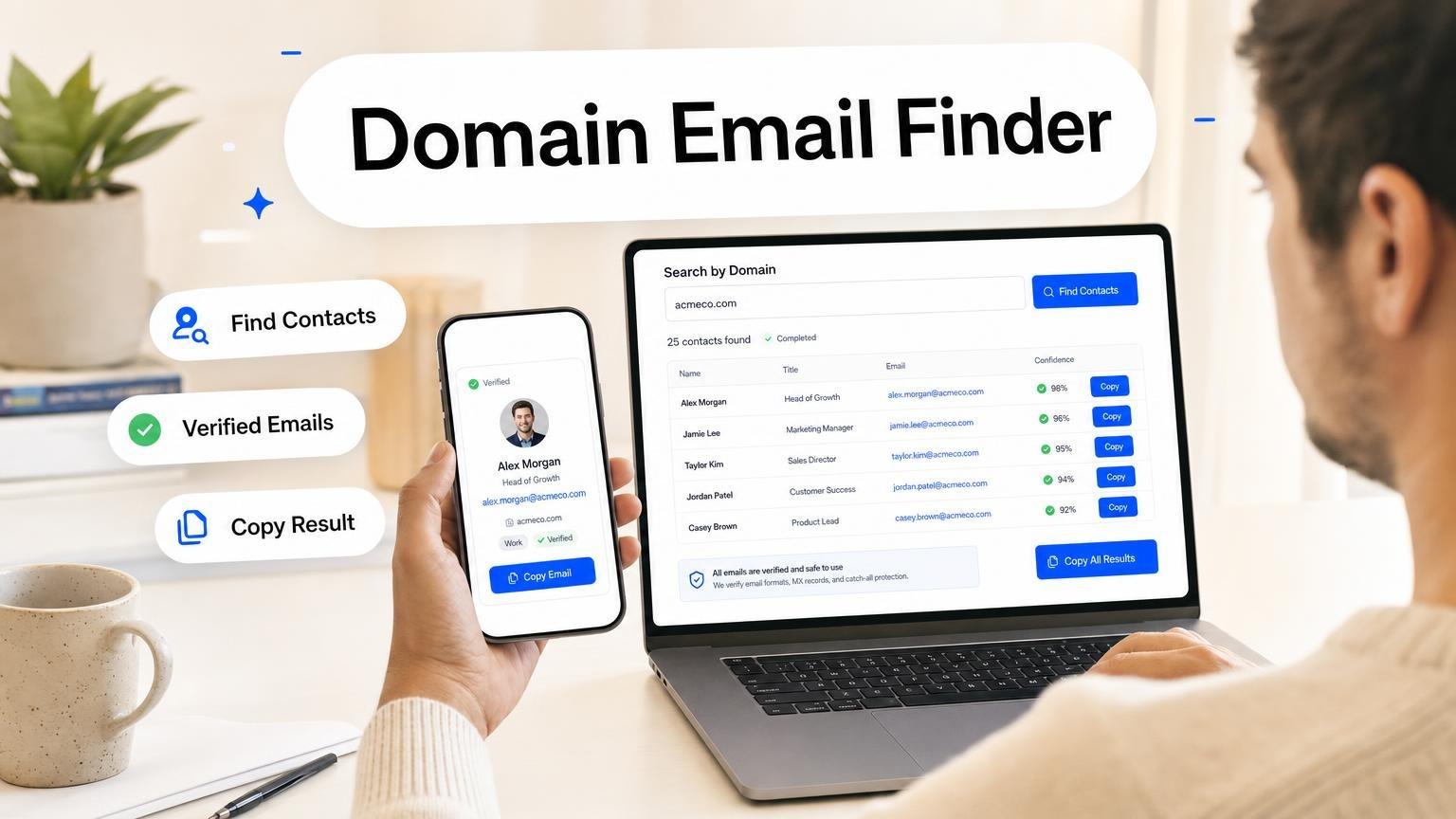 Domain Email Finder tool