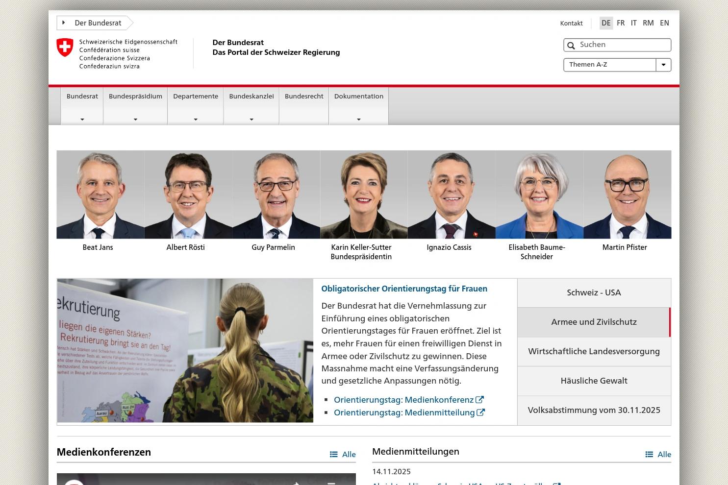 Swiss Government Administration